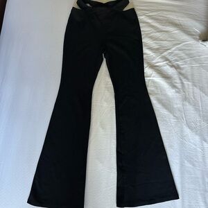 Black Flared Pants